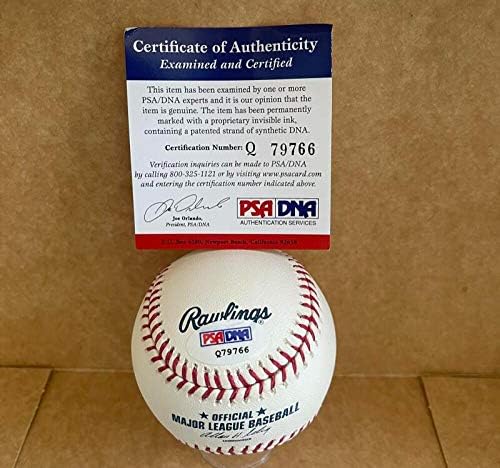 Derek Holland Texas Rangers 45 Potpisan autogramiranim M.L. Baseball PSA Q79766