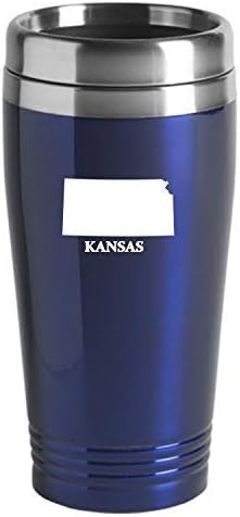 16 oz nehrđajućeg čelika izolirani lopta - Kansas State Chital - Kansas State obris
