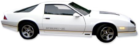 Zamjena Camaro Phoenix Graphix za 1988. 1989. 1990. Chevrolet Iroc -Z naljepnice i pruge Kit - Silver