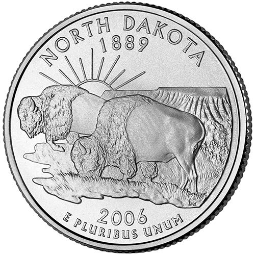 2006. S srebrni dokaz Sjeverna Dakota državni četvrti izbora necirkulirane američke metvice