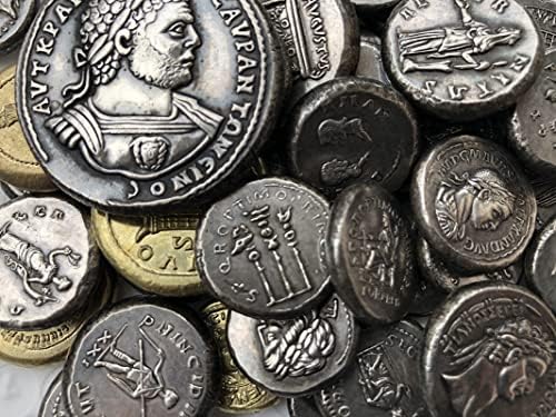 Rimske kovanice mesing srebrne antikne zanate strane komemorativne kovanice nepravilna veličina tipa 29
