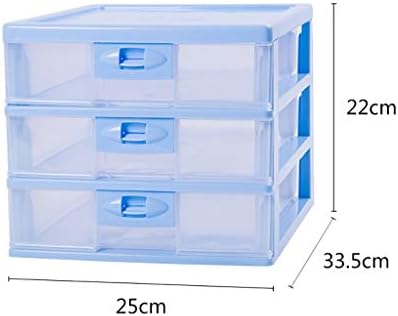 Kutija za pohranu radna površina 3-sloj prozirna ladica ormarić za skladištenje multifunkcionalnih kućanstava A4 Uredska datoteka plastika