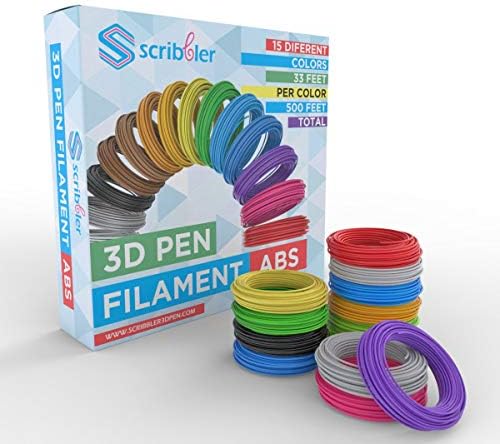 PLA Filament Popunjenje za 3D olovku PLA 500 linearnih stopala 15 različitih boja