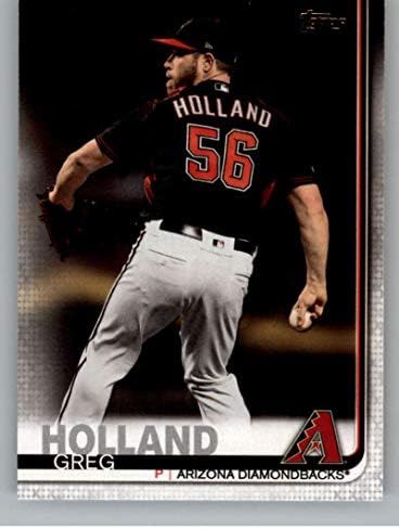 2019 Topps UPDATE US190 Greg Holland Arizona Diamondbacks Službena trgovačka kartica za bejzbol