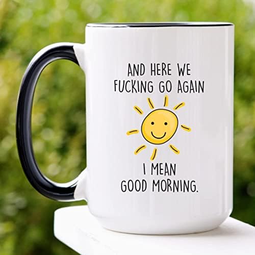 Smiješna šalica za kavu za žene, muškarci, moja tjeskoba je kronična, ali ovo dupe je kultna šalica, sarkastična šalica, meme šalica,