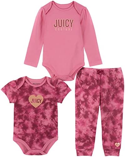 Juicy Couture dječje djevojke 3 komada Bodysuits set hlača