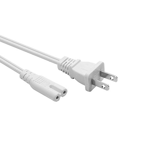 Yekella Universal 2 Prong kabel za napajanje - NEMA 1-15p to IEC320 C7 Slika 8 Kabel kabela za kabel napajanja sa sačmaricom za Sony