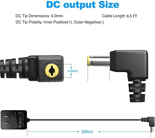 AC adapter za Omron Healthcare Monitor krvnog tlaka 5 serija 7 serija 10 serija DC 6V 1A punjač napajanja HEM-Adptw5 zamjenski kabel,