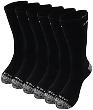 RBX Active muški atletski X-Dri Quick Dry 6-Pack čarape