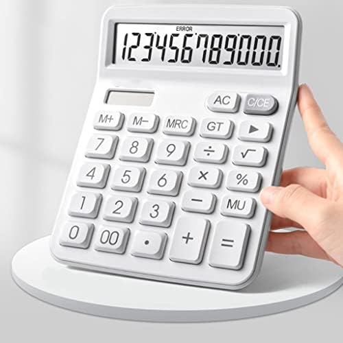 MJWDP poslovni kalkulator 12-znamenkasti zaslon velikog zaslona dvostrukog kalkulatora napajanja Student Računovodstvo radnog računala