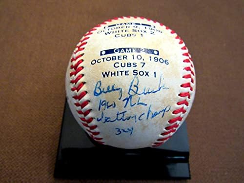 Bill Buckner 1980 .324 NL Batting Champ Cubs potpisao auto -stat logotip bejzbol JSA - Autografirani bejzbols