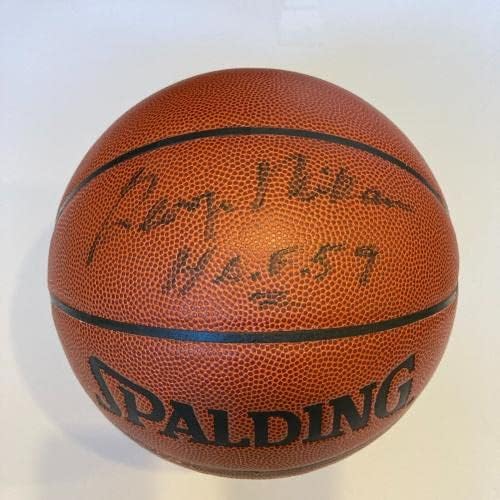 George Mikan Hof 1959. Potpisao Spalding NBA košarka JSA CoA - Košarka s autogramima