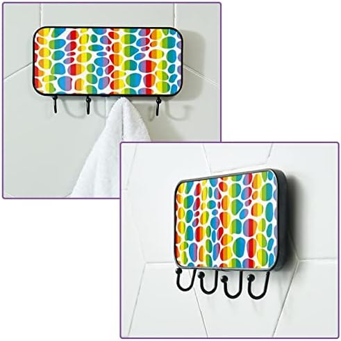 Držač ručnika zidni stalak za ručnike za ručnike dekor kupaonica ogrtač za ogrtač odjeća šareni dugački leopard uzorak kupatila ručnik