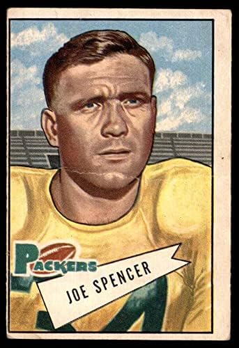 1952. Bowman LAG 9 Joe Spencer Green Bay Packers Good Packers Oklahoma St.