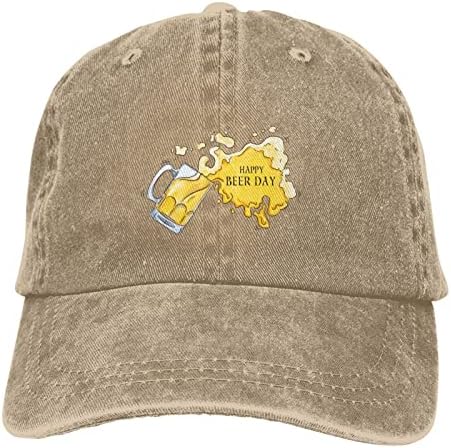 Dan piva slatka šalica piva bejzbolske kape Uniseks kaubojski šešir Alberte Vintage Podesiva Moda