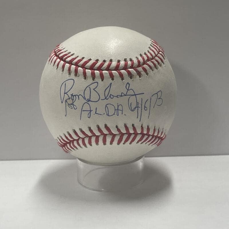 Ron Bloomberg Službeni pojedinačni potpis i upisani bejzbol. Auto Steiner - Autografirani bejzbol
