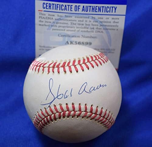Hank Aaron PSA DNA Coa Autograph National League Onl potpisao bejzbol 3