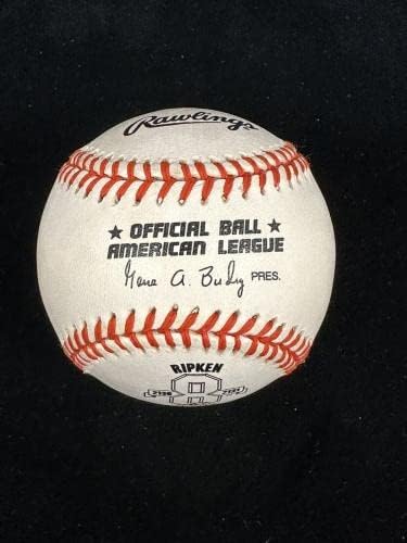 Cal Ripken Jr. Orioles 2130 2131 Potpisan službeni Al Budig bejzbol w/hologram - Autografirani bejzbol
