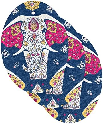 Alaza Mandala Indijski slon mornarsko plave prirodne spužve Kuhinja Celuloza spužva za jelo za pranje čišćenja kupaonice i kućanstva,
