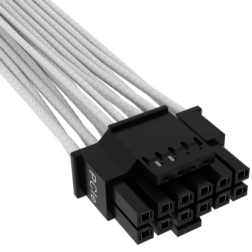 Kabel za napajanje Corsair Premium 600 W PCIe 5.0 / Gen 5 12VHPWR - Pogodno za napajanja Type-4 kroz dual 8-pinski PCIe - 12 + 4pin
