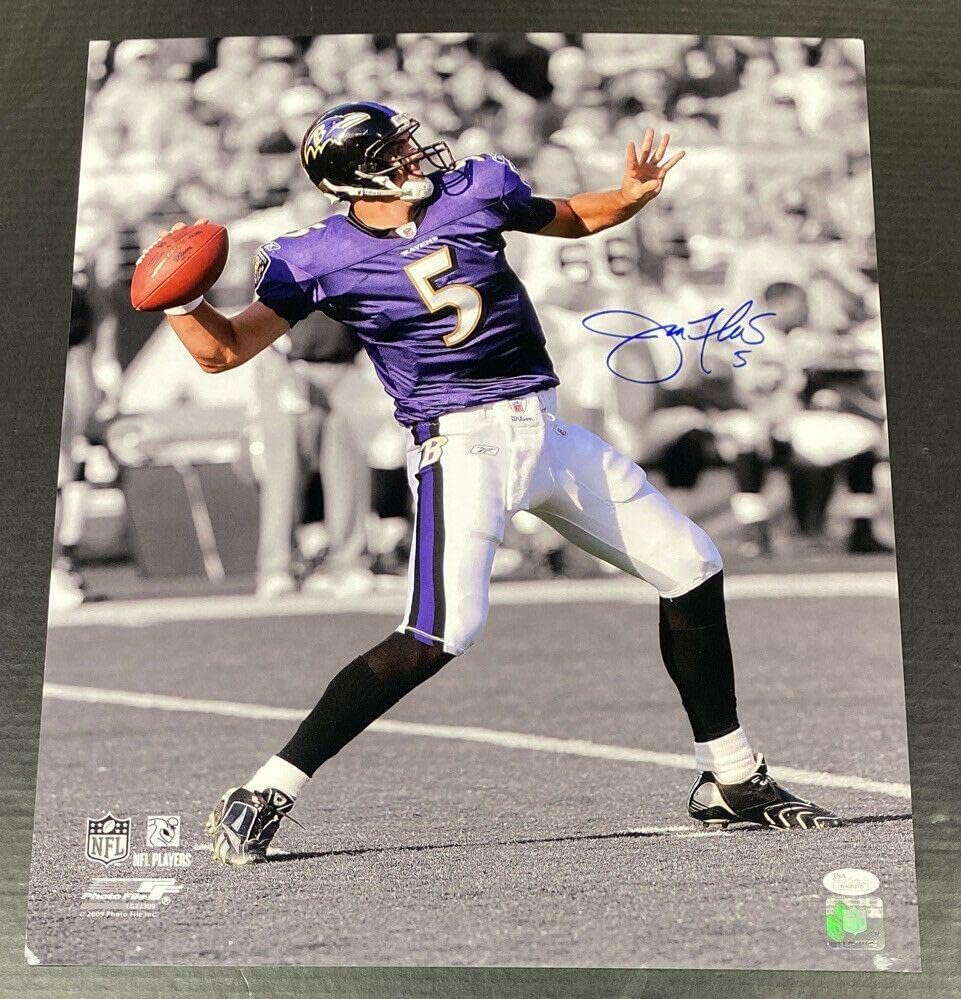 Joe Flacco Baltimore Ravens Autographed 16x20 Potpisana fotografija JSA CoA - Autografirane NFL fotografije