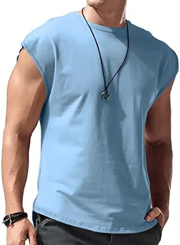 Jeeyjoo muška majica bez rukava Osnovni mock kornjača Slim Fit Underhirt Pulover Termalni čvrsti vrhovi spremnika