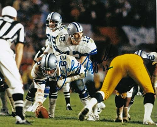 John Fitzgerald Dallas Kauboji Action potpisan 8x10 - Autografirane NFL fotografije