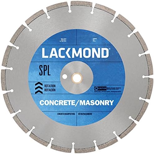 Lackmond SG16SPL1251 SPL serija Dry Cut Diamond Blade za izliječeni beton, 16-inčni do .125 do 1 inča do 20 mm