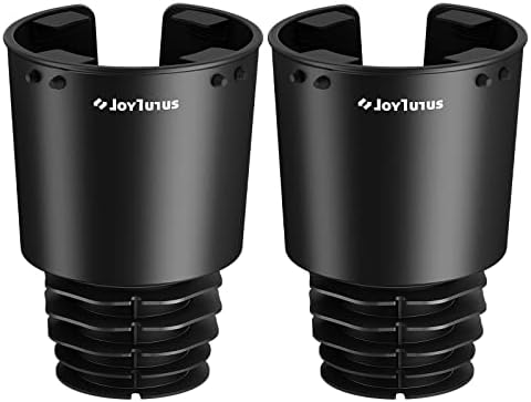 Joytutus 2 Pack držač automobila za kupce s offset bazom, kompatibilan s Yeti, Hydro Flask, Nalgene, Expander Cup Expander za boce