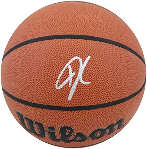 Giannis Antetokounmpo potpisao je Wilson NBA unutarnji/vanjski košarka - Košarka s autogramima