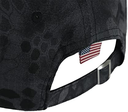 Kamuflažna bejzbolska kapa vojna taktička kapa operatera Podesiva sportska kapa na otvorenom s printom američke zastave