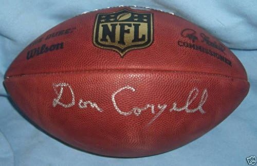 Don Coryell potpisao službeni NFL nogometni PSA/DNA COA Game Ball Auto Chargers Air - Autografirani nogomet
