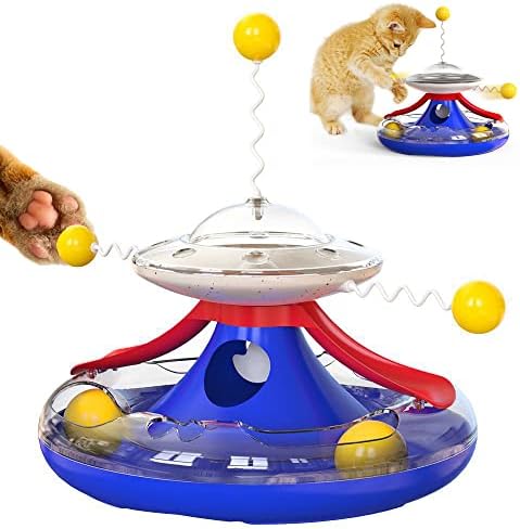 3 u 1 interaktivne igračke za mačke loptice Igračke-poslastice vjetrenjača igračke za doziranje mačje hrane suha hrana primamljiv