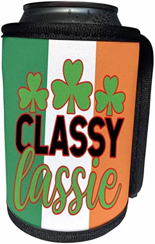 3Drose Classic Lassie Clovers Ireland Flag Saint Patricks. - Omota za hladnjak za hladnjak