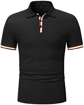 Ozmmyan muškarci golf košulja kratki rukavi ljeto povremeni teniski polosi majice moda vitka fit repel poslovni ured osnovni vrhovi