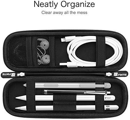 Torbica-držač Fintie za Apple Olovka, zaštitna torba za nošenje od umjetne kože, kompatibilna sa dodacima Apple Pen, USB kabl, olovka