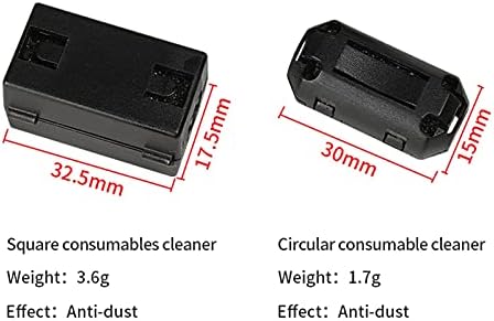 SUTK 5pcs ABS PLA 1,75 mm Filteri sa žarnom niti Prečistači blokova za uklanjanje prašine Korisne za a6 a8 cr10 Ender 3 I3 mlaznice