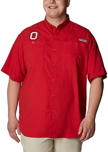 Columbia NCAA Ohio State Buckeyes Muška majica s kratkim rukavima Tamiami, 2x Big, OS - Intenzivno crvena