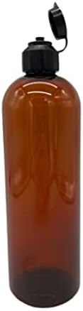 16 oz Amber cosmo plastične boce -3 pakiranje praznih spremnika za punjenje boca - esencijalna ulja - kosa - Proizvodi za čišćenje