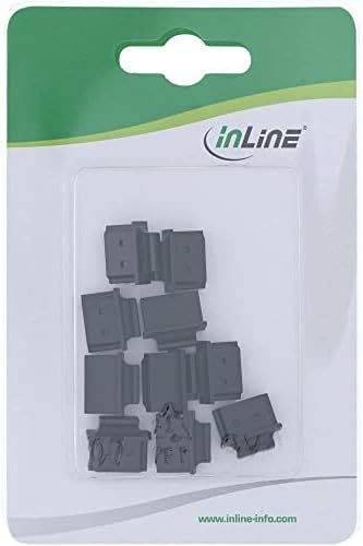 Inline 59948l pakiranje od 10 poklopca prašine za hdmi žensko crno