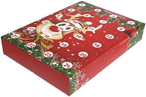 1pcs božićno odbrojavanje Adventski kalendar kutija Božićni dekor kuhinjski pribor ukrasi za božićne zabave Božićni blagdanski dekor