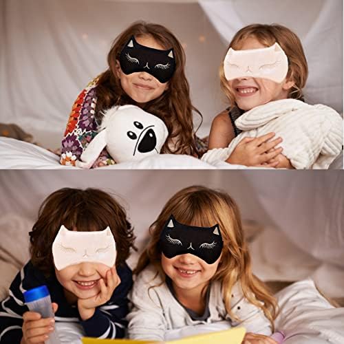 Svilena maska ​​za spavanje, maska ​​za oči od 4pack za oči s podesivim remenom za spavanje dječaka Žene muškarci putničke zalihe