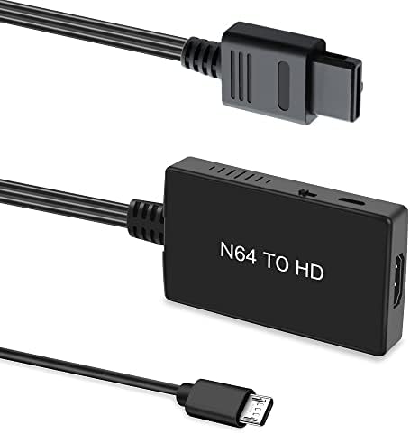 Pretvarač adaptera N64 u HDMI za retro igraća konzola N64 / SNES / SFC / NGC.Pretvorite signal od 964 / Pack / Pack / Pack U sve Pack.