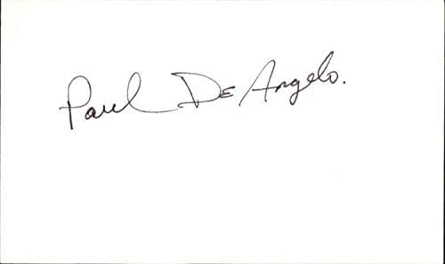 Paul Deangelo iz kampa u MIB-u potpisao je 3 kartice mid-5 - potpisi koje je NFL izrezao