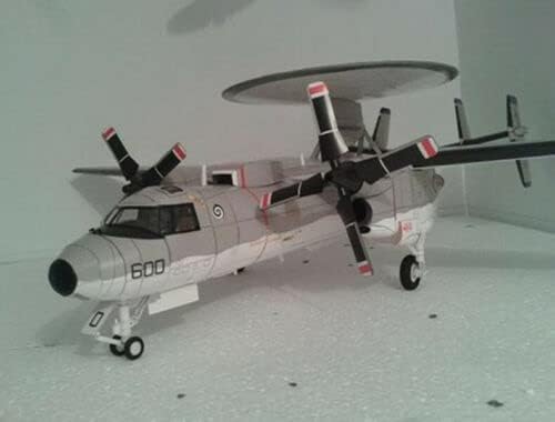 1:33 Skala American E-2C Hawkeye Stroj za rano upozorenje 3D Paper Model Kit Toy Kids Pokloni