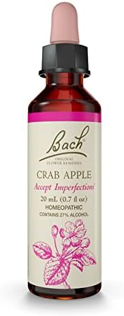 Bach originalni lijekovi za cvijeće, rakova jabuka za prihvaćanje nesavršenosti, prirodna homeopatska esencija cvijeća, holistički