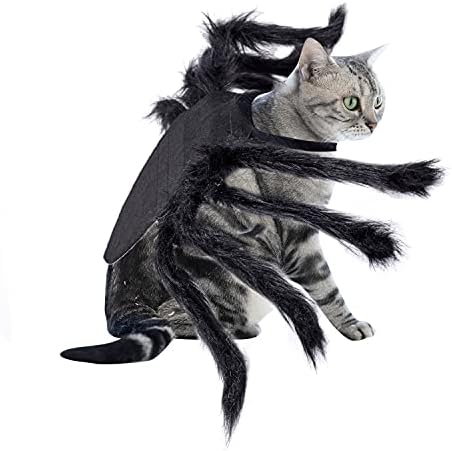 ZC Halloween Spider kostim za male pse i mačke, Halloween Funny Pet Dog Puppy Cosplay kostim s podesivim čičak