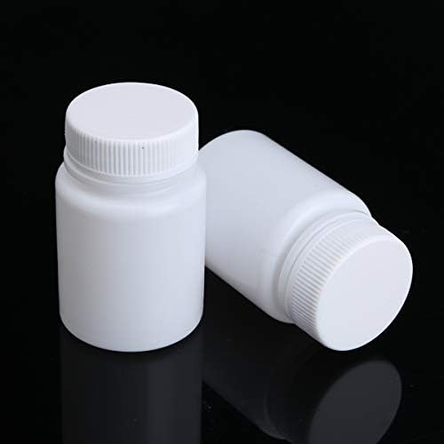 10pcs bočice s tabletama prijenosne plastične prazne bočice s lijekovima držač za pohranu tableta bijela torbica od 20 ml