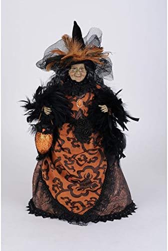 Karen Didion Originals Eva Witch Figurica, 21 inča - Ručno izrađeni Halloween Odmor za odmor i kolekcionarski predmeti
