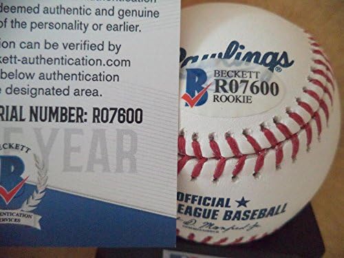 Kolby Allard Atlanta Braves Rookie Year potpisan Auto ML bejzbol Beckett R07600